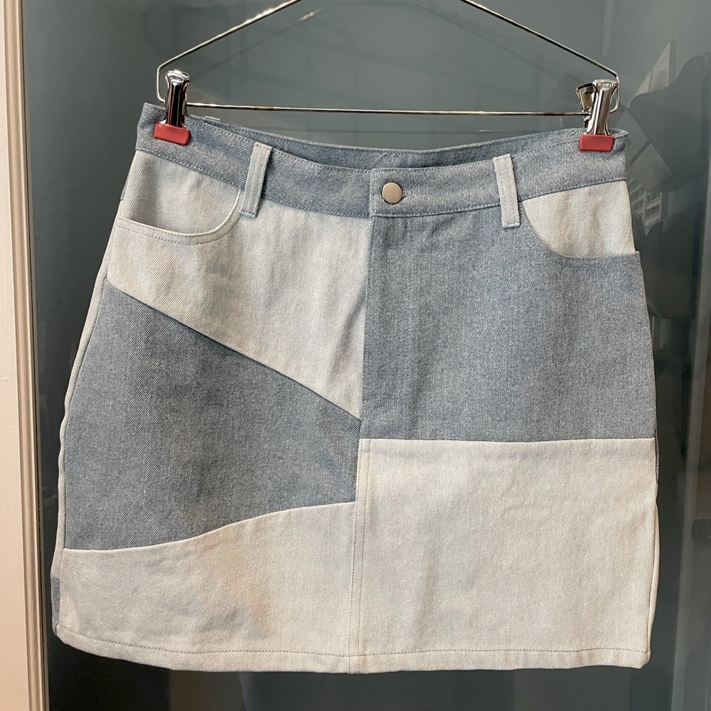 Multi Jean Skirt